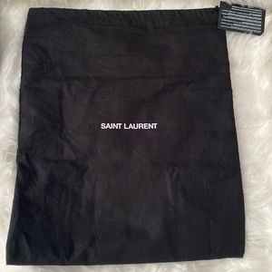 YSL Yves Saint Laurent Paris Black & White Dust Bag